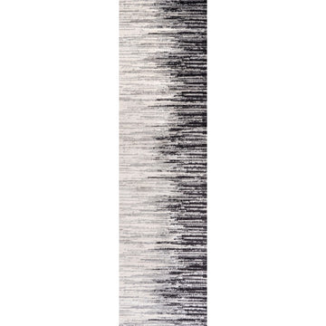 Linear Modern Half-stripe Area Rug